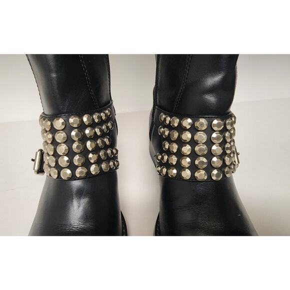 BCBGeneration BC-Halen Black Leather Studded Buckle Boots
7B/37 - Picture 11 of 14